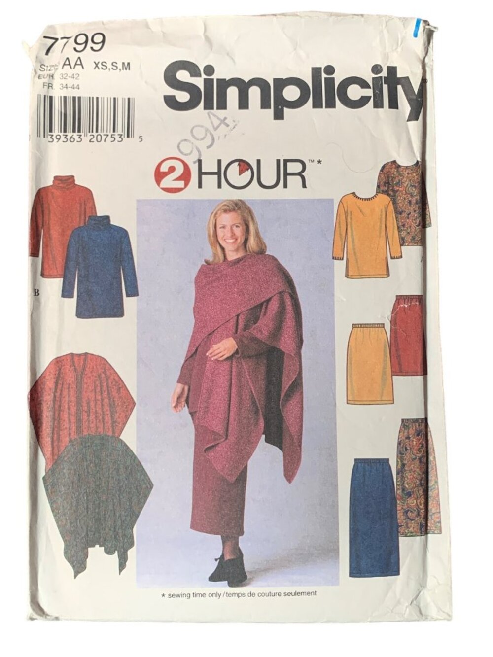 Simplicity 7799 Sewing Pattern Misses Shirt Skirt Jacket Size 6 8 10 12 14 16 90